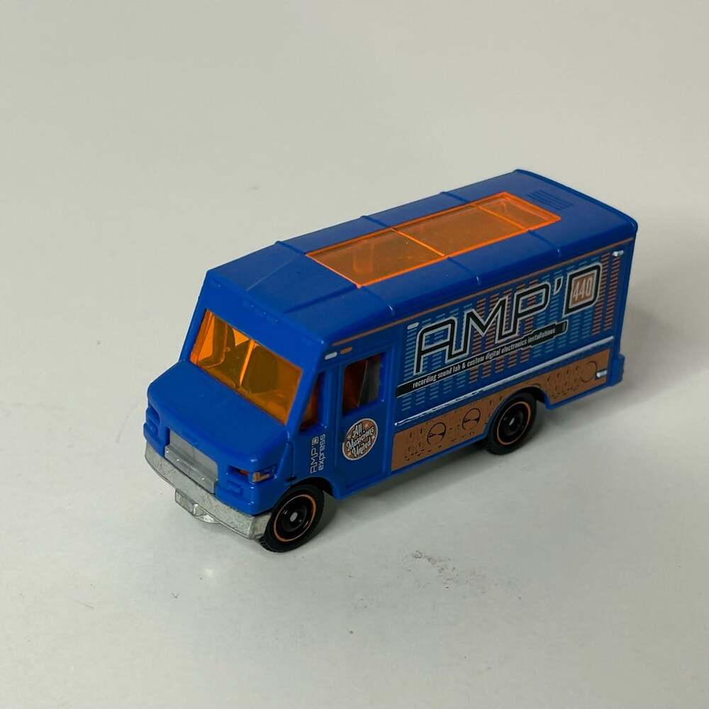 Matchbox Express Delivery AMP'D Blue Diecast Toy Truck
